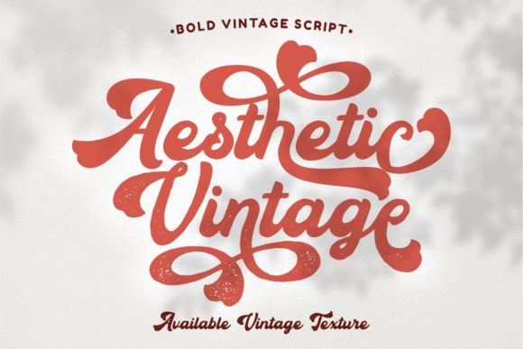 Aesthetic Vintage Font for Timeless Branding