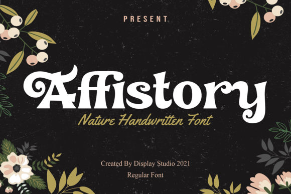 Affistory: A Handwritten Font for Craft Creations