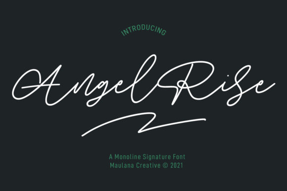 Angel Rise Font for Web Design and Branding