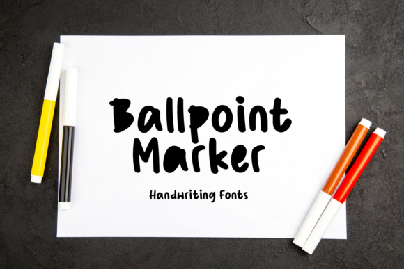 Ballpoint Marker Font for Modern Branding