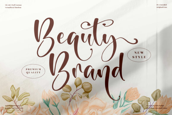 Beauty Brand Font for Professional Branding
