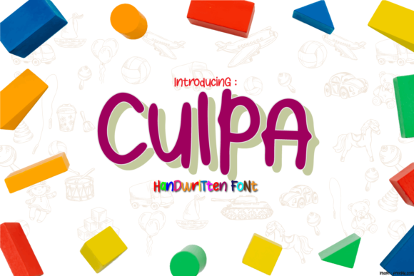Culpa Font for Web Design and Branding