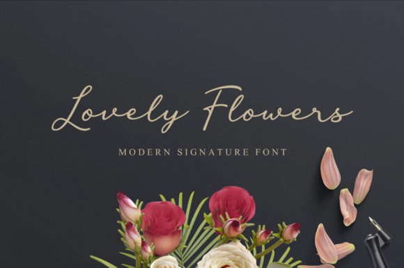 Enhance Your Web Design with the Lovely Flowers Script Font