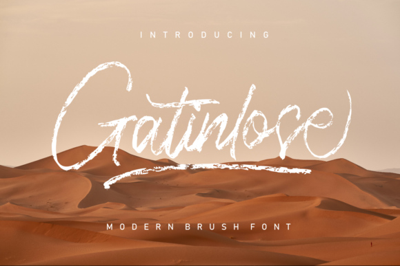 Gatinlose: A Modern Script Font for Editorial Elegance