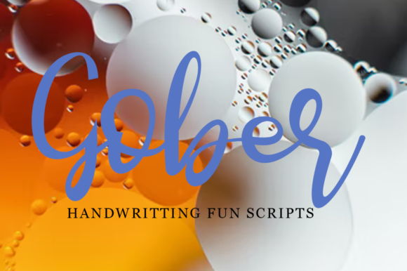 Gober Font: A Stylish Script for Handmade Creations
