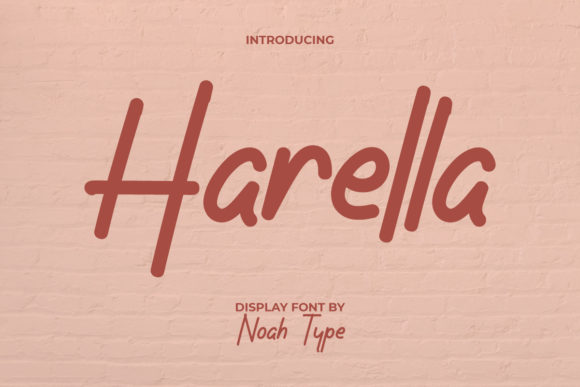 Harella Font for Editorial Design