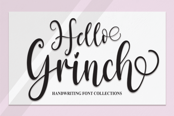Hello Grinch Font: A Bold Handwritten Style for Creative Branding