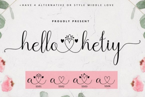 Hello Ketiy Font for Handmade Creations