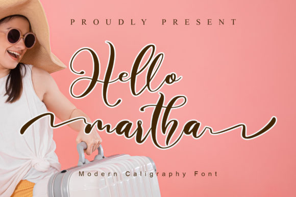 Hello Martha – A Refined Script Font for Handmade Creations
