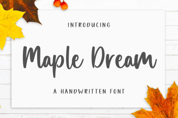 Maple Dream: Elevating Campaigns with a Timeless Script Font