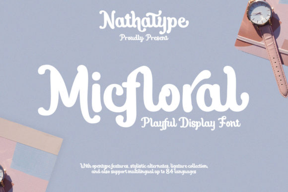 Micfloral: A Handwritten Font for Web Design