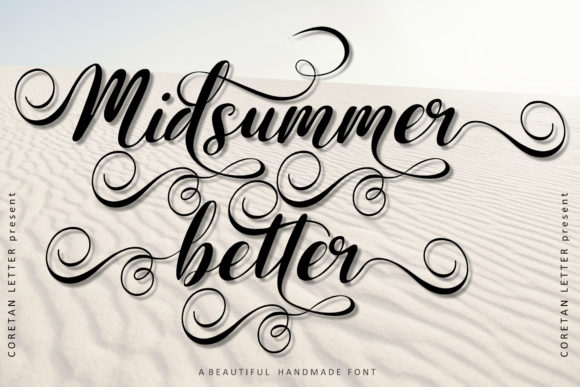 Midsummer Better: A Script Font for Editorial Design