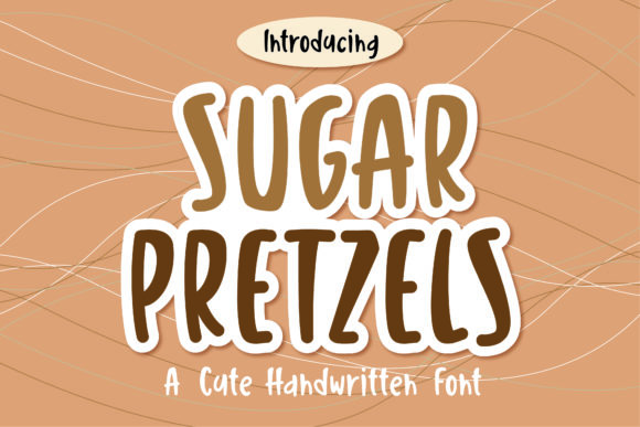 Sugar Pretzels Font for Editorial Design
