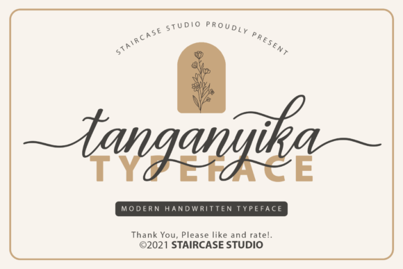 Tanganyika: A Handwritten Font That Elevates Handmade Creations